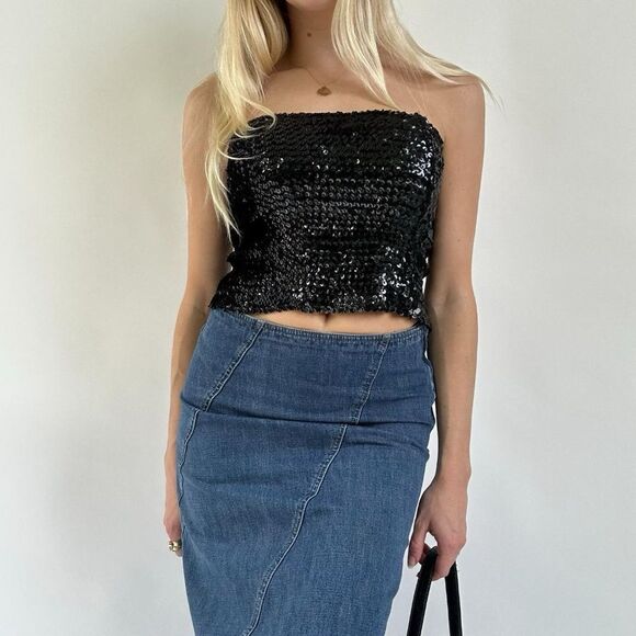 American Vintage Tops - Y2K sequin top/skirt